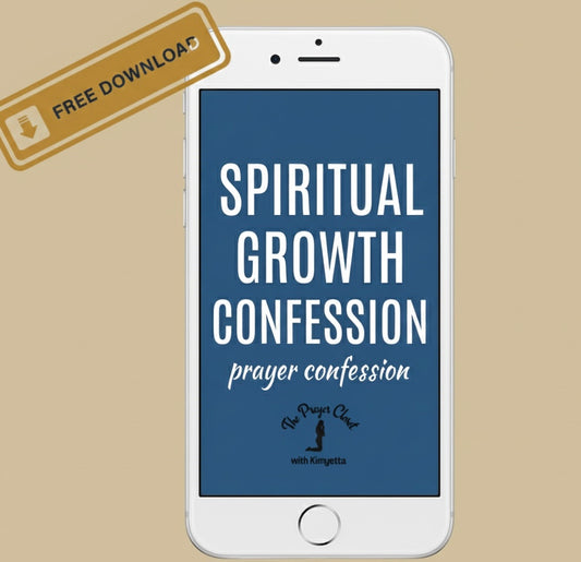 Spiritual Growth Confession