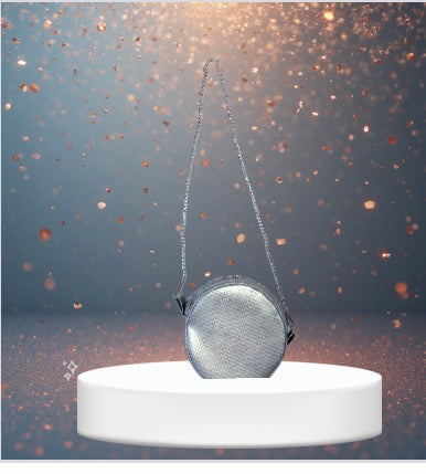 Silver Halo Moon Bag