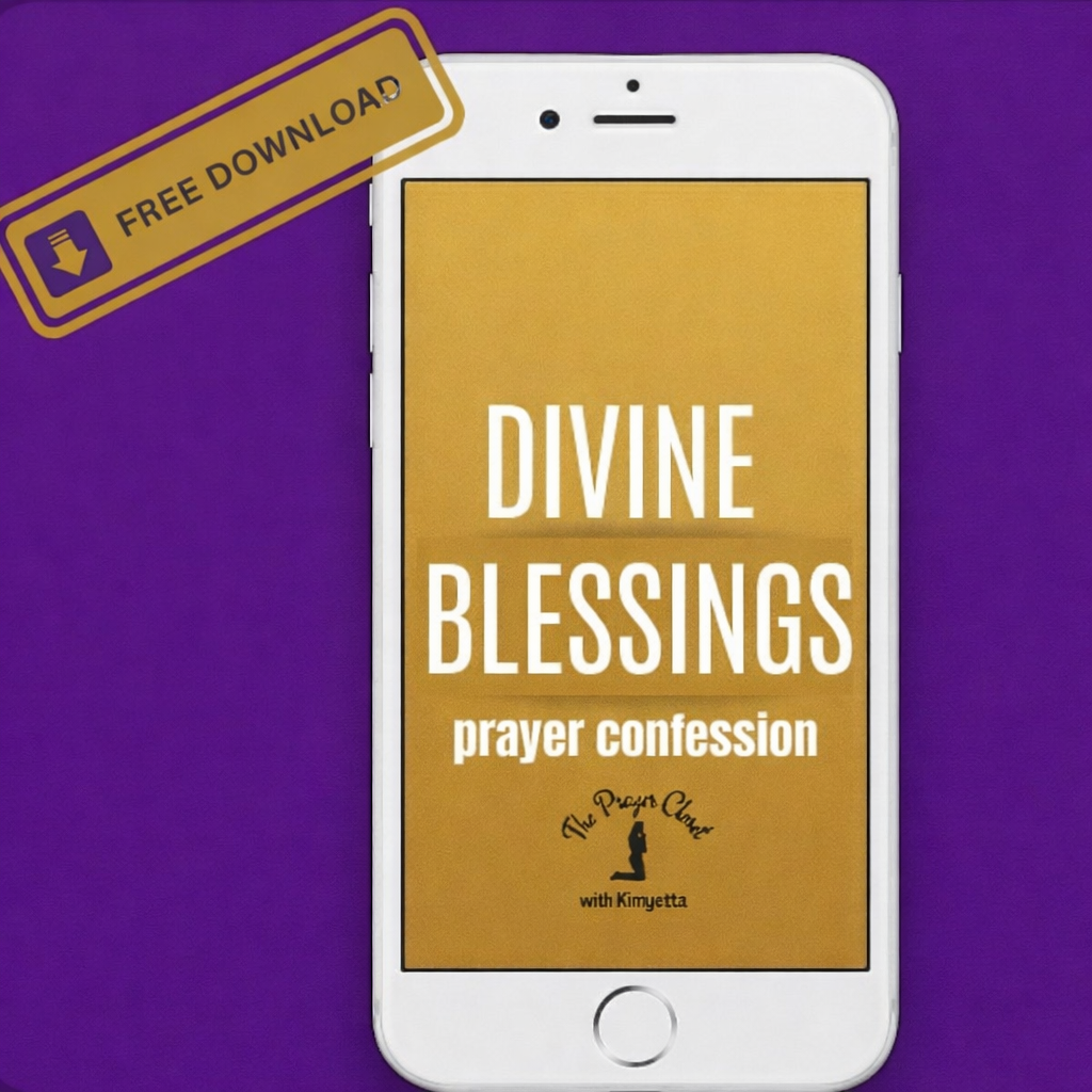 Divine Blessings Prayer Confession